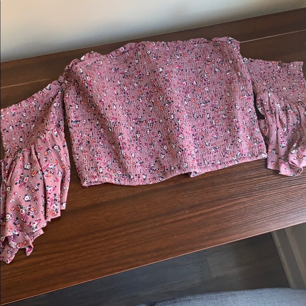 Floral crop top - never worn!